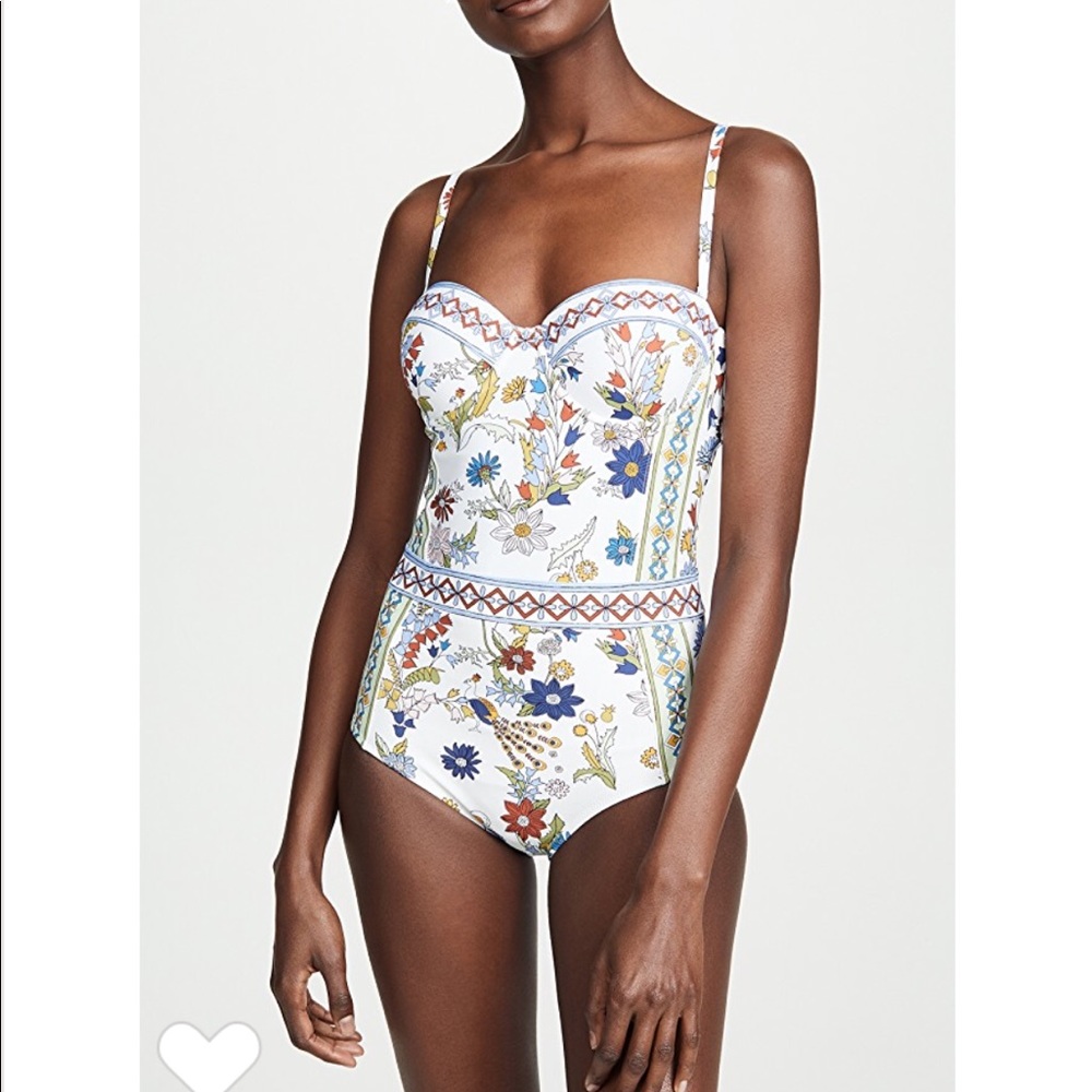 Tory Burch Meadow Folly one piece size L worn once